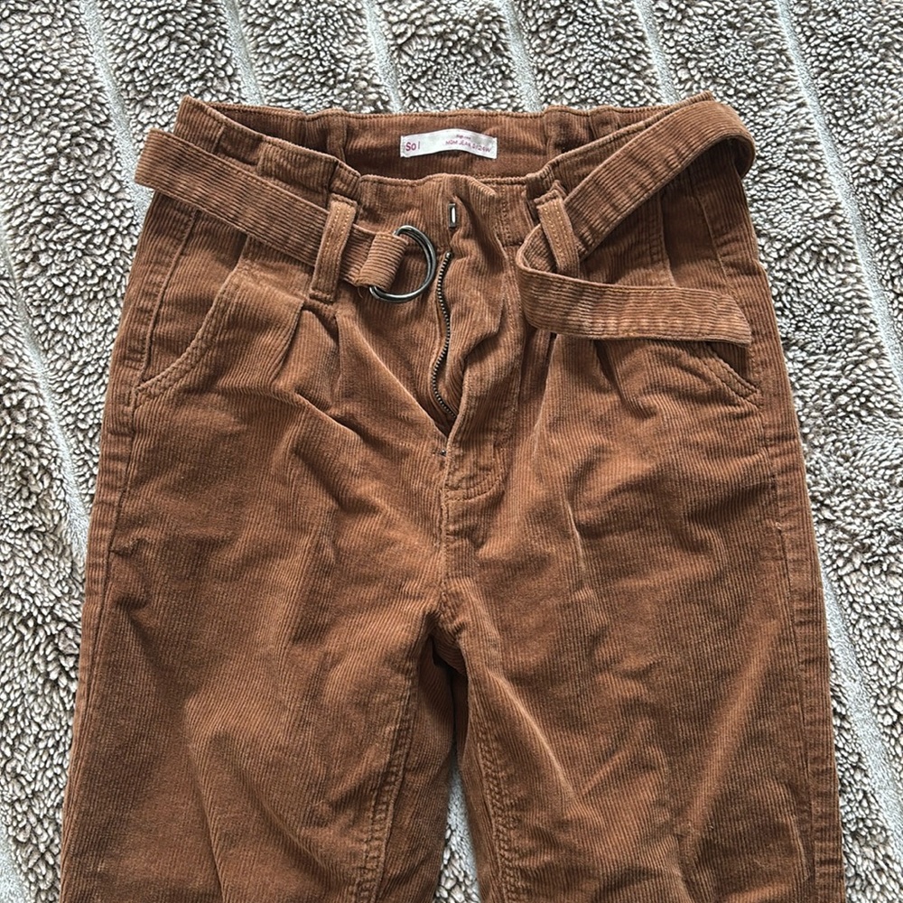 High Rise Corduroy Pants